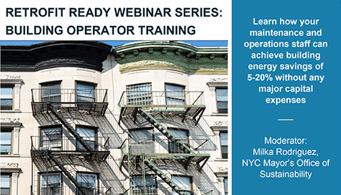 Learn how you can achieve building energy savings with NO major expense!