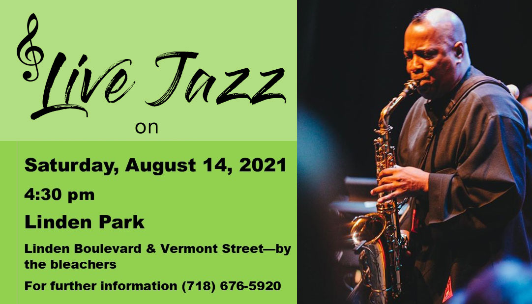 Live Jazz at Linden Park with Reggie Woods Band.